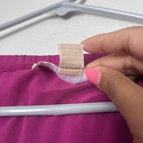 Michael Kors Women Fuchsia Pink Long Sleeve Blouse Gold‎ Chain Embellished Small - Picture 5 of 11